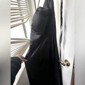 Black formal maxi dress size 10